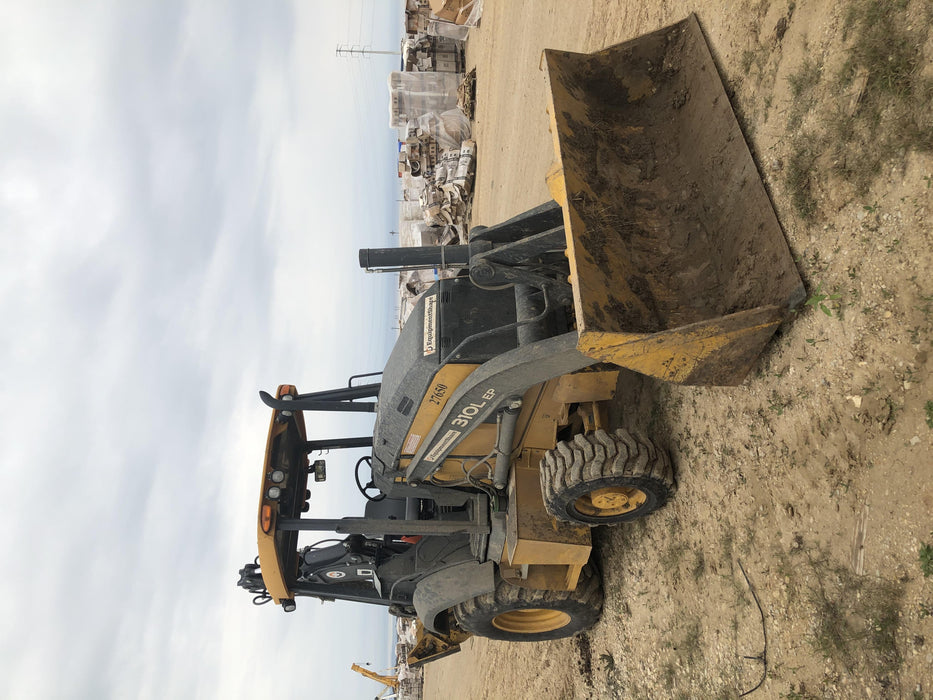 2019 John Deere 310LEP 4WD, Canopy, Standard dipper, ISO Controls, Rear Auxiliary Hydraulics w/Manual QC, Buckets: 12”, 18”, and 24”