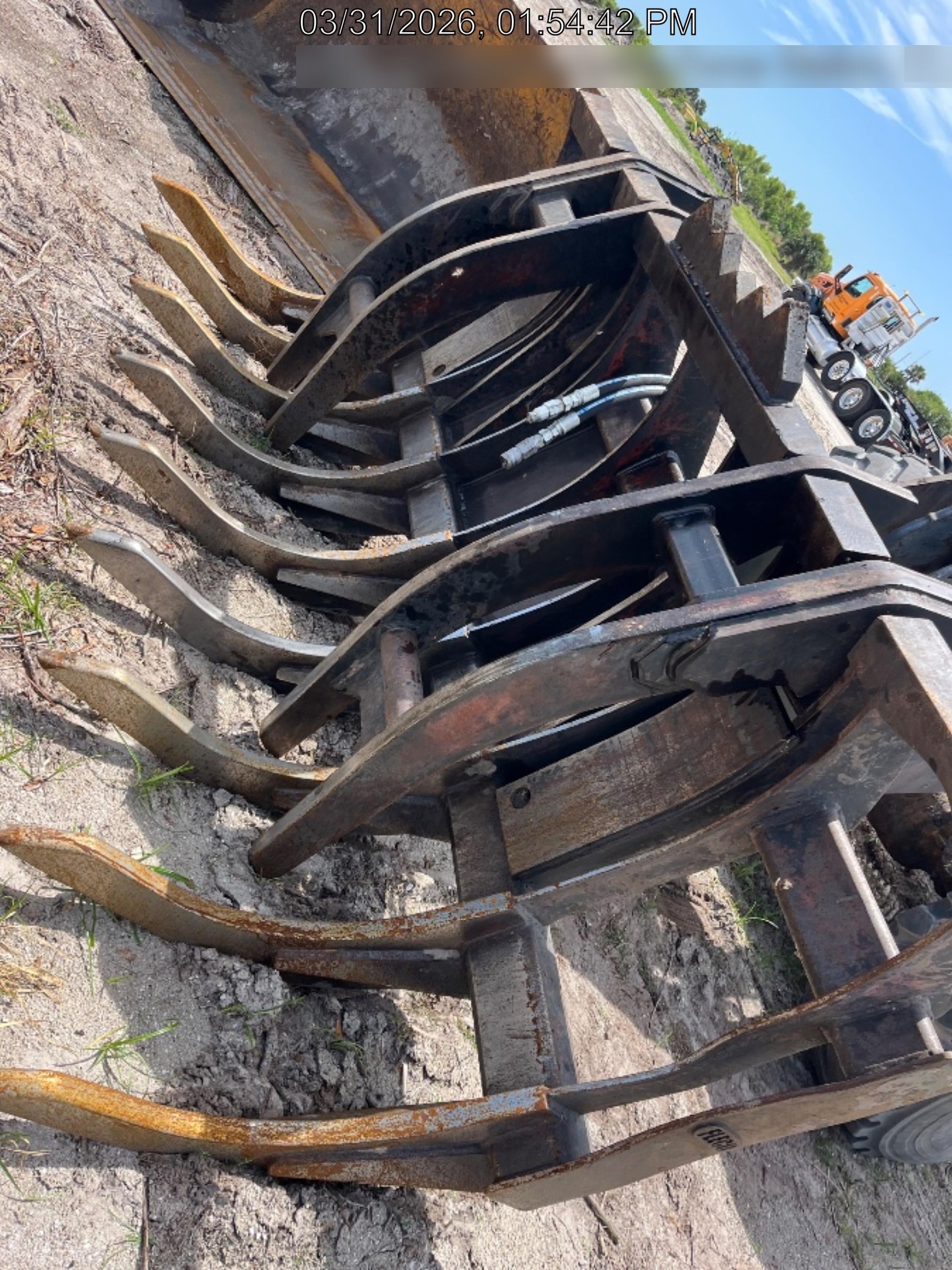 2021 FLECO 120" Grapple Rake - Fleco