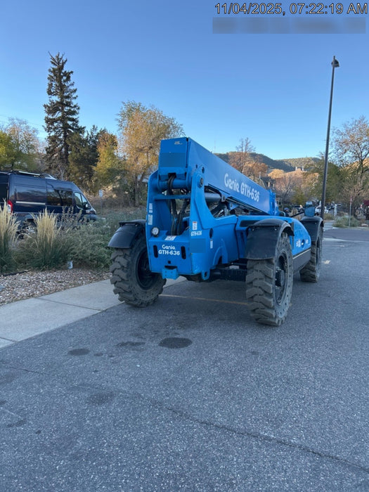 2018 Genie GTH-636 Genie GTH-636 w/Open ROPS, Solid Tires, beacon/work lights, 48" carriage/forks