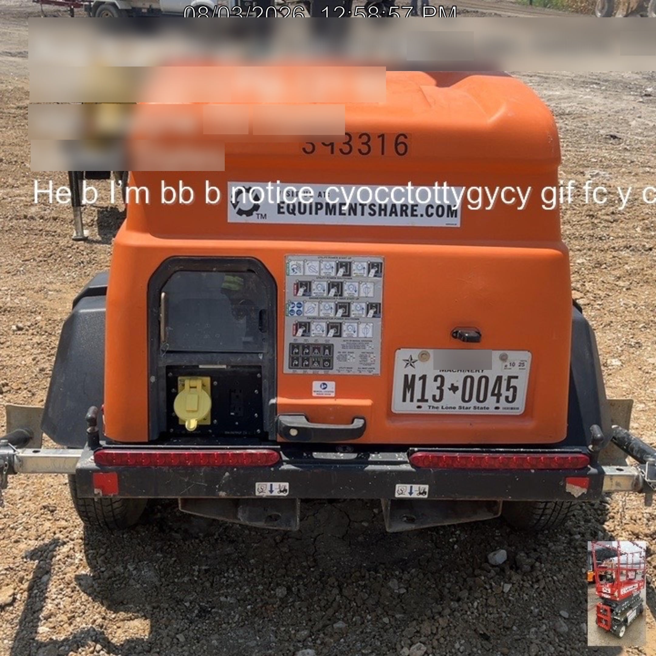 2024 Generac MLT2 Diesel, Flex Switch 120V Input, Powerzone Controller, 
(4) 320W LED Lights, 4kW Generator, 39.9 Gal Fuel Tank, 2" Ball, T3