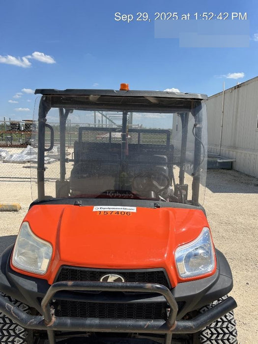2021 Kubota RTV-X1140W-H Plastic Canopy, Windshield Acrylic Clear, LED Strobe Light, Wire Harness Kit, Back up Alarm