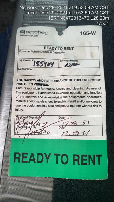 2021 GENIE AWP-30S DC