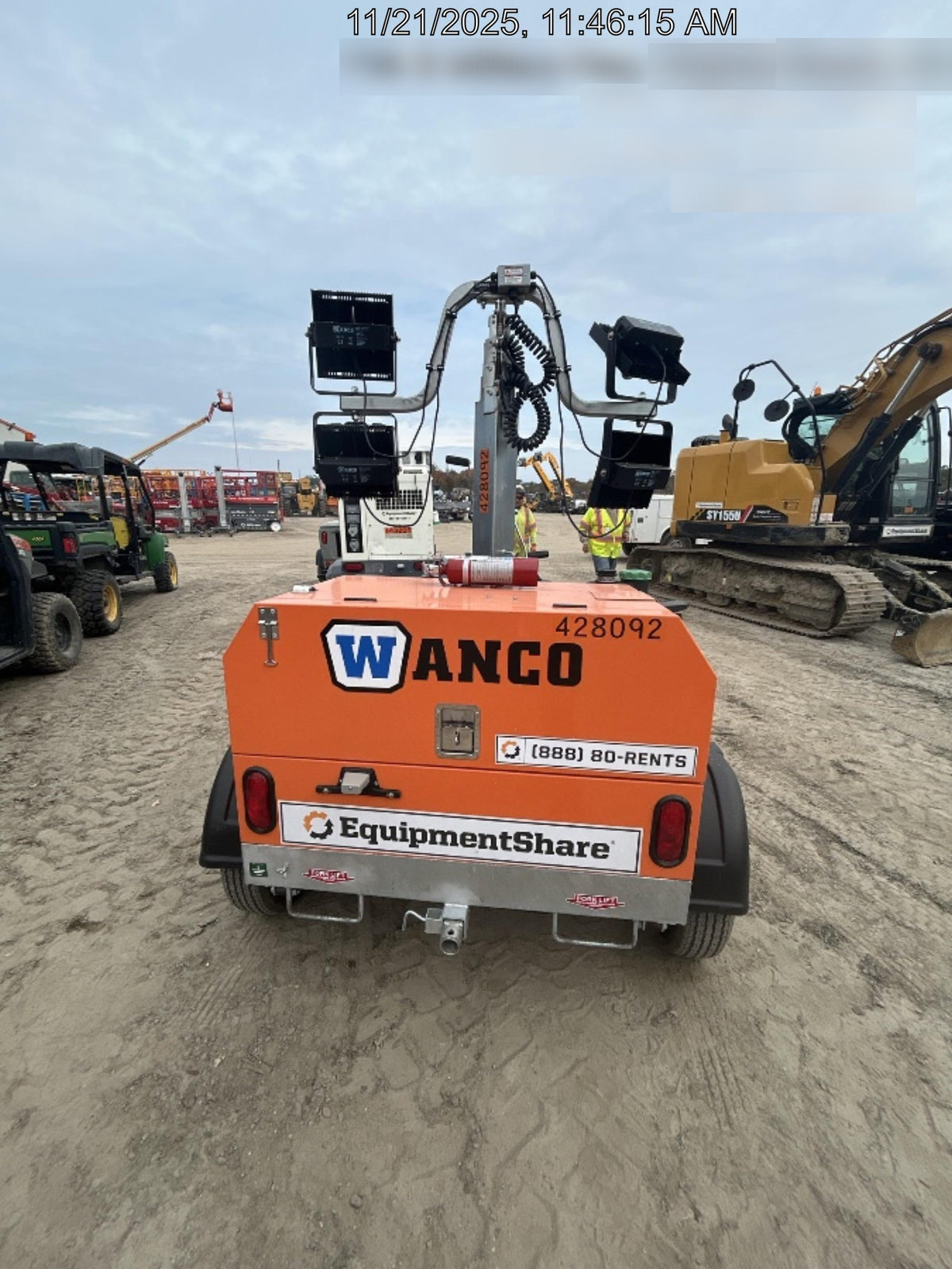 2024 Wanco WLTT-4MM4K Diesel, Deep Sea Controller, Shore Power Plug, Auto Start, (4) 350W LED Floodlights, 4kW Generator, 60 Gal Fuel Tank, 2" Ball, T3