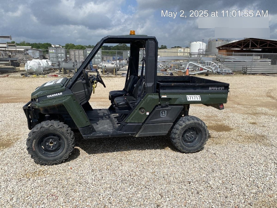 2021 Yanmar YU1000 Canopy, Steel Wheel, Poly WindShield, Beacon, Backup Alarm