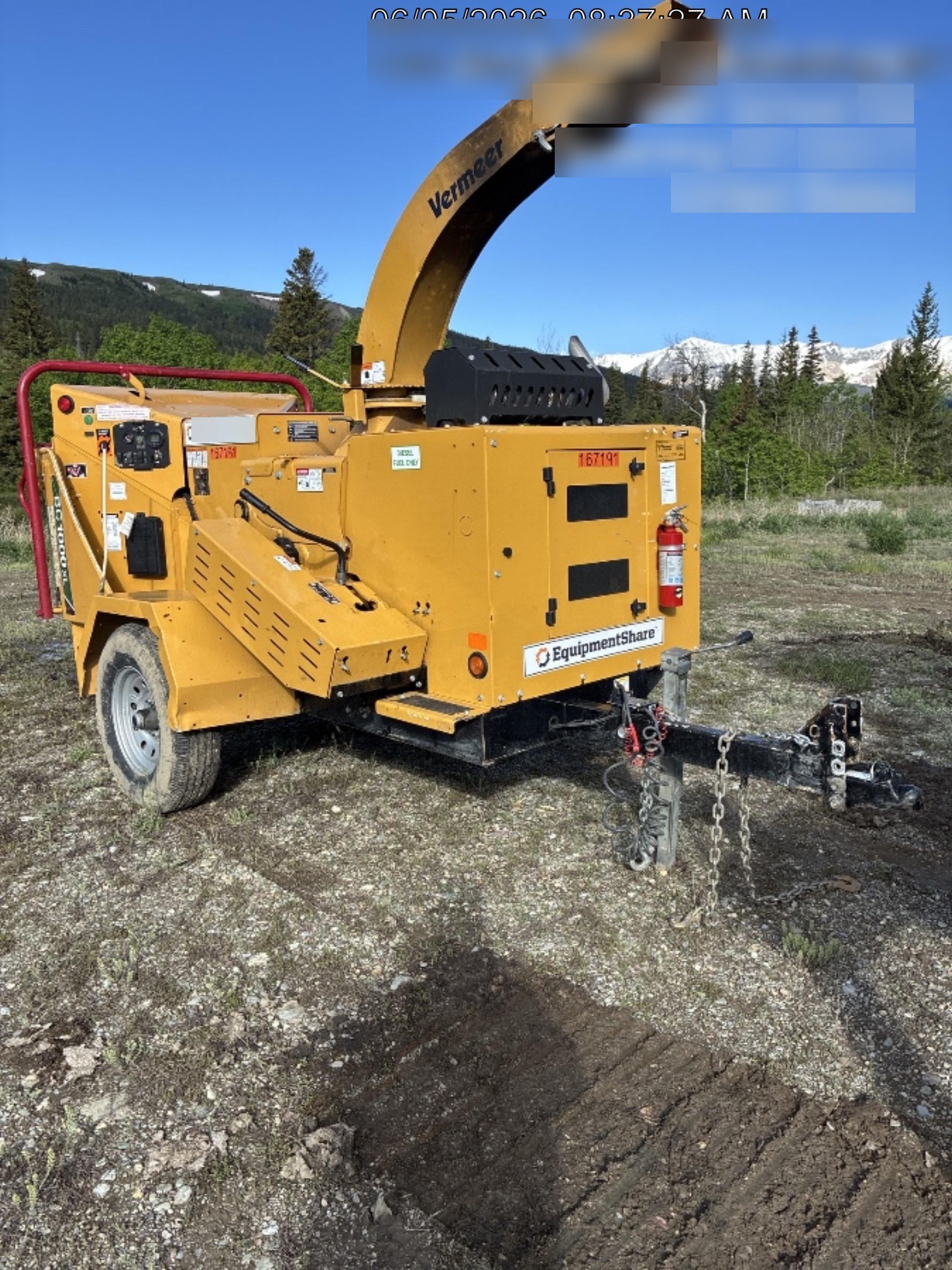 2021 VERMEER BC1000XL Diesel