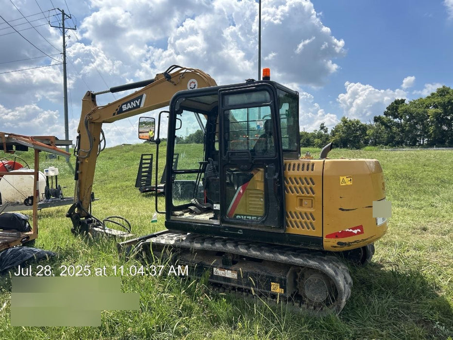 2020 Sany SY75C Rubber Hydraulic Excavator
