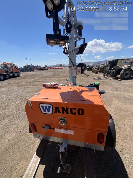 2024 Wanco WLTT-4MM4K Diesel, Deep Sea Controller, Shore Power Plug, Auto Start, (4) 350W LED Floodlights, 4kW Generator, 60 Gal Fuel Tank, 2" Ball, T3