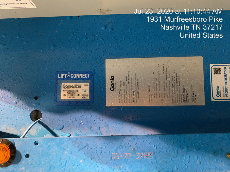 2020 GENIE GS-4047