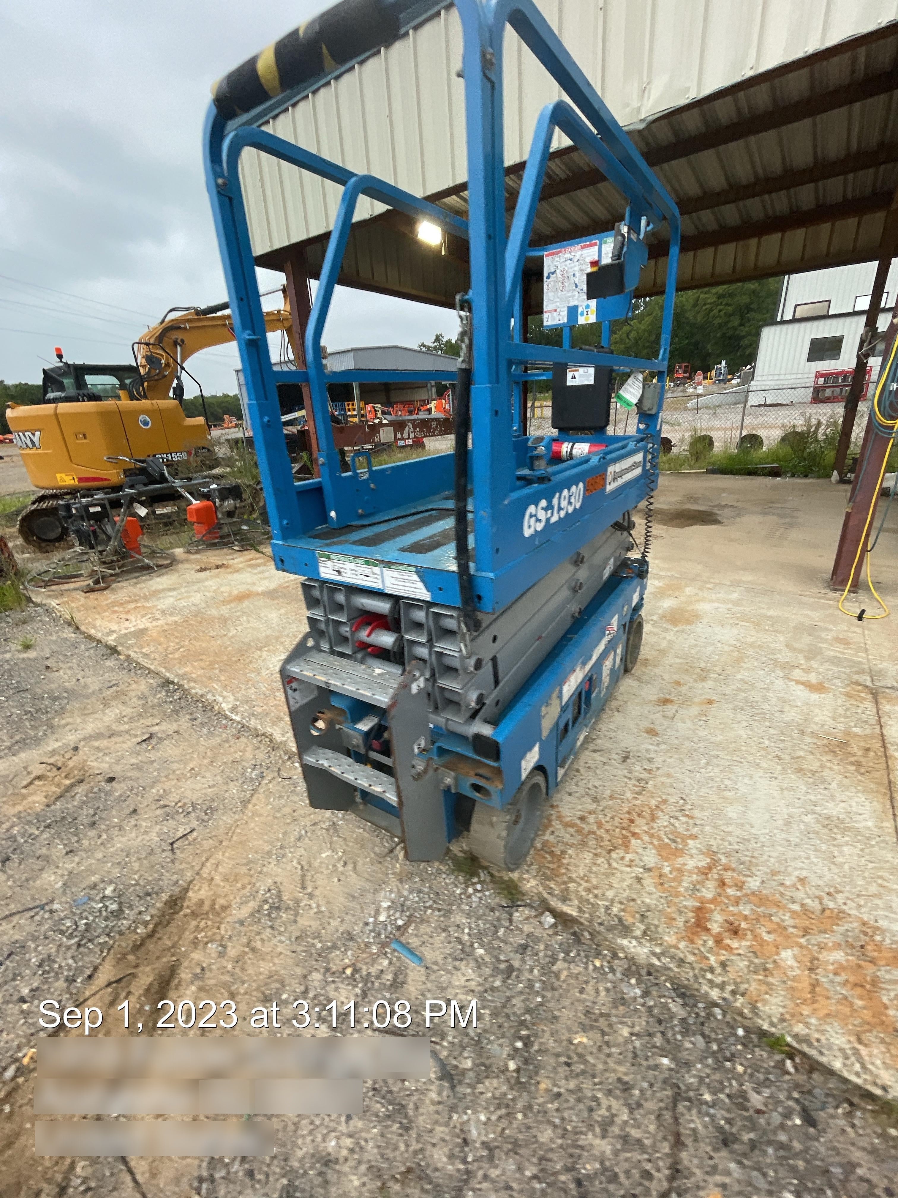 2019 Genie GS-1930 Fixed Rails with Chain Entry