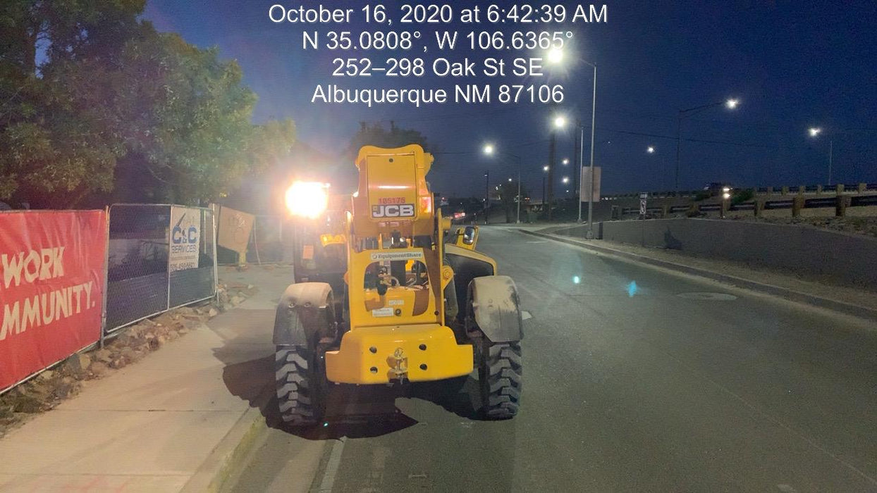 2020 JCB 512-56 Canopy, 74Hp, Solid Tires, Work Lights, Beacon, Aux Hydraulics, Back up Alarm, Lifting Eye, ES Decals