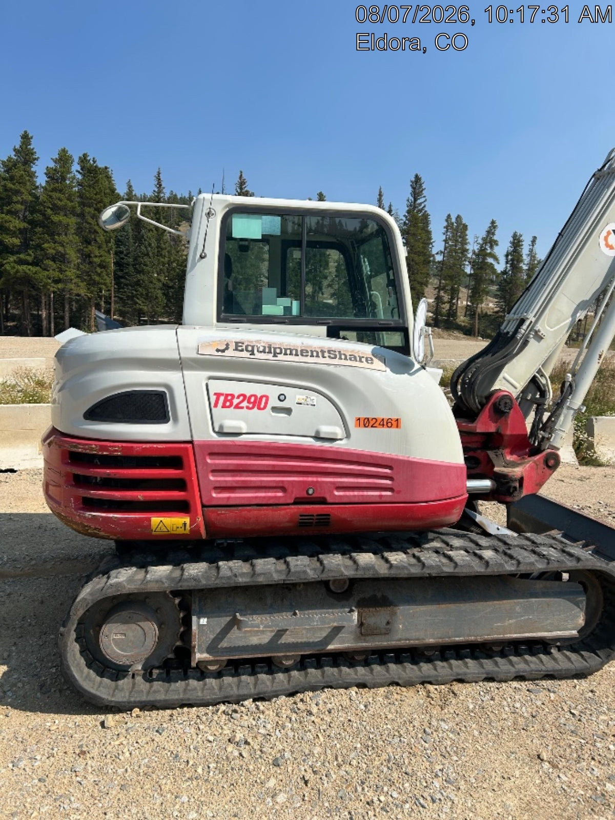 2020 Takeuchi TB290C Cab/Heat/Air, Rubber Tracks, Manual TAG QC