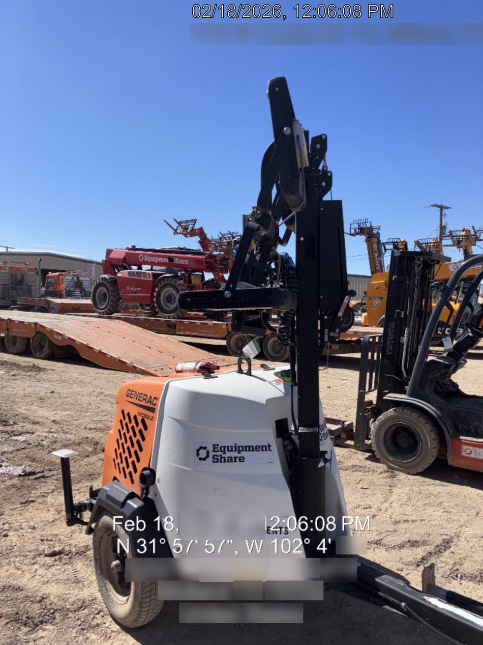 2024 Generac MLT2 Diesel, Flex Switch 120V Input, Powerzone Controller, 
(4) 320W LED Lights, 4kW Generator, 39.9 Gal Fuel Tank, 2" Ball, T3