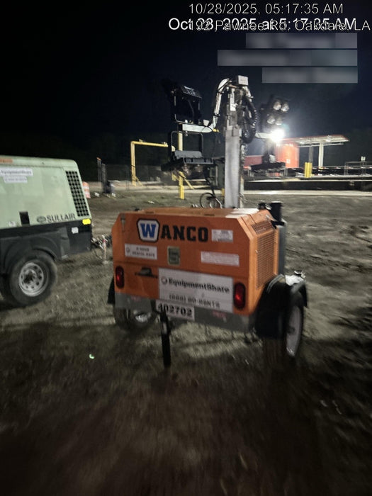 2024 Wanco WLTT-4MM4K Diesel, Deep Sea Controller, Shore Power Plug, Auto Start, (4) 350W LED Floodlights, 4kW Generator, 60 Gal Fuel Tank, 2" Ball, T3