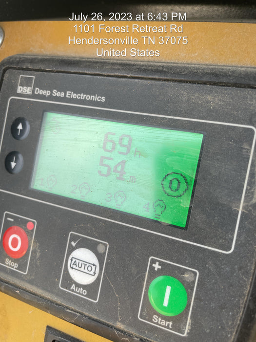 2022 Allmand NLV3GR (4) LED Light Fixture 350W, 23' Vertical Mast, 3kW Prime, Towable, Deep Sea L401, Leveling Jacks, Yanmar T4F 5.8hp