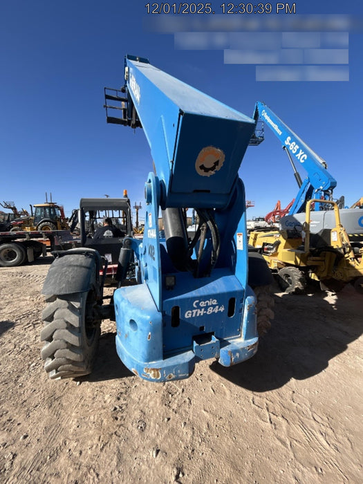 2018 Genie GTH-844 Genie GTH-844 w/Open ROPS, Solid Tires, beacon/work lights, 60" carriage/forks