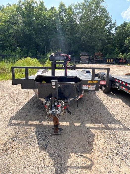 2024 TEXAS PRIDE TRAILERS 21' Lowboy Gravity Tilt Bed 14K Bumper Pull Trailer
