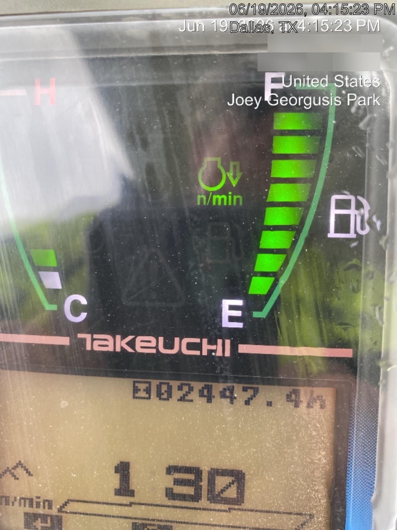 2019 Takeuchi TB260 Takeuchi TB260 Canopy w/Rubber Tracks, Auxiliary Hydraulics, Standard Blade, Manual QC