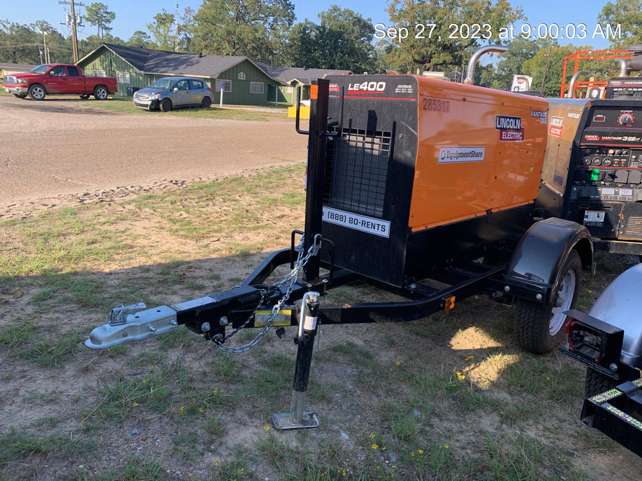 2022 Lincoln Electric LE400 Kubota V1505, Trlr, Cable Rack, Light Kit, ES Decals, T3