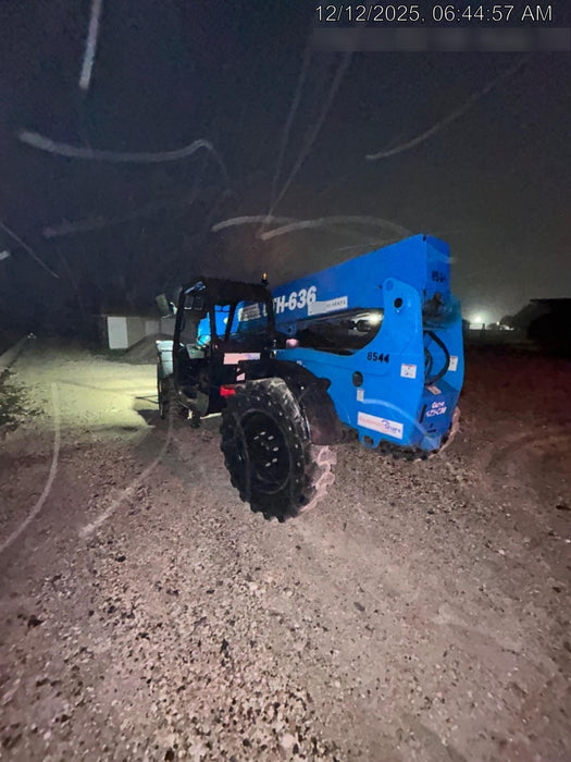 2018 Genie GTH-636 Genie GTH-636 w/Open ROPS, Solid Tires, Work Light/Beacon, 48" Carriage and Forks