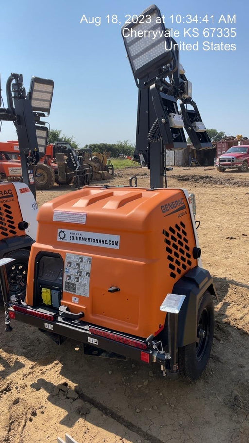 2023 Generac MLT2 Diesel, Flex Switch 120V Input, Powerzone Controller, (4) 320W LED Lights, 4kW Generator, 39.9 Gal Fuel Tank, 2" Ball, T3