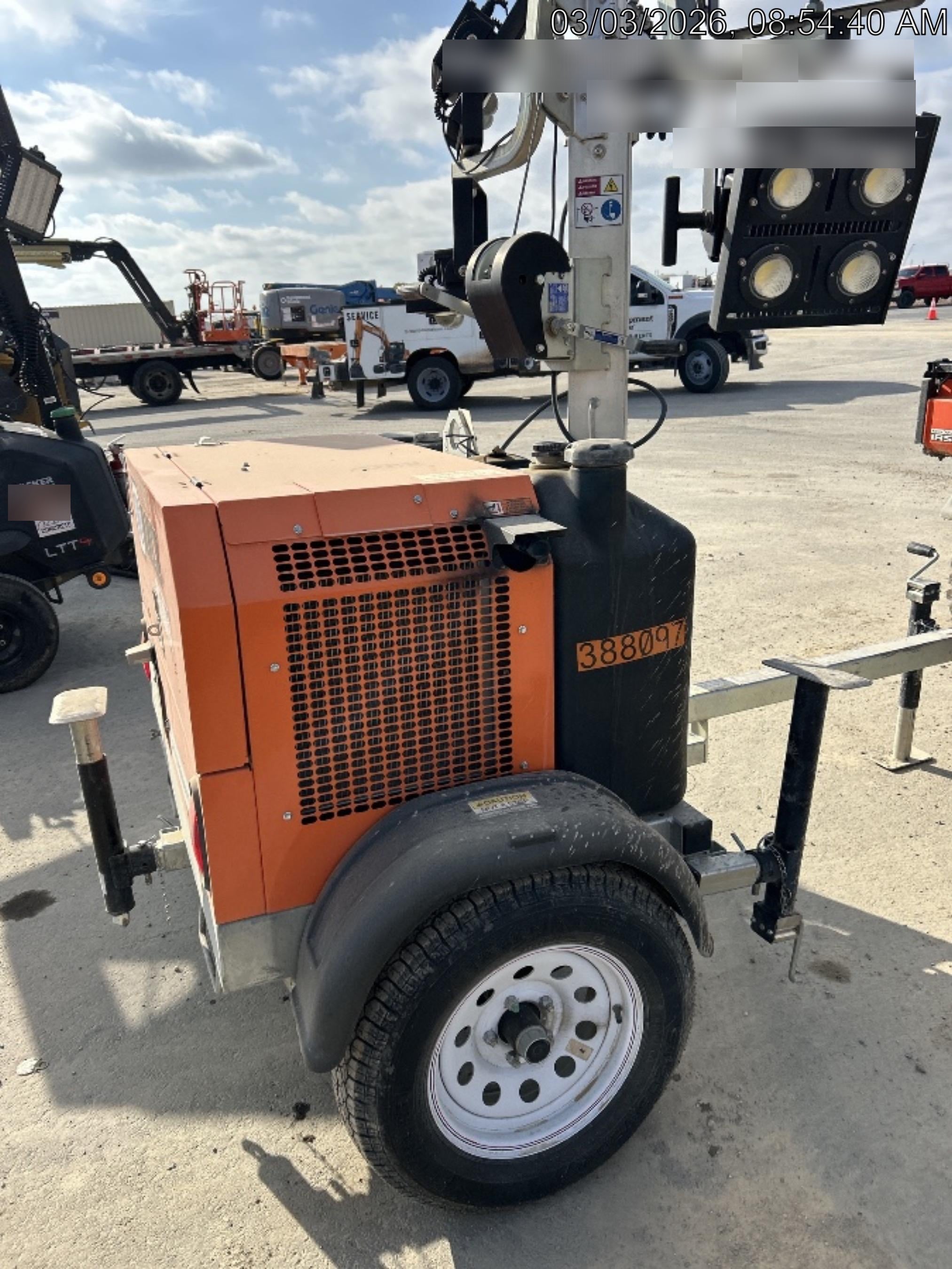 2024 Wanco WLTT-4MM4K Diesel, Deep Sea Controller, Shore Power Plug, Auto Start, (4) 350W LED Floodlights, 4kW Generator, 60 Gal Fuel Tank, 2" Ball, T3