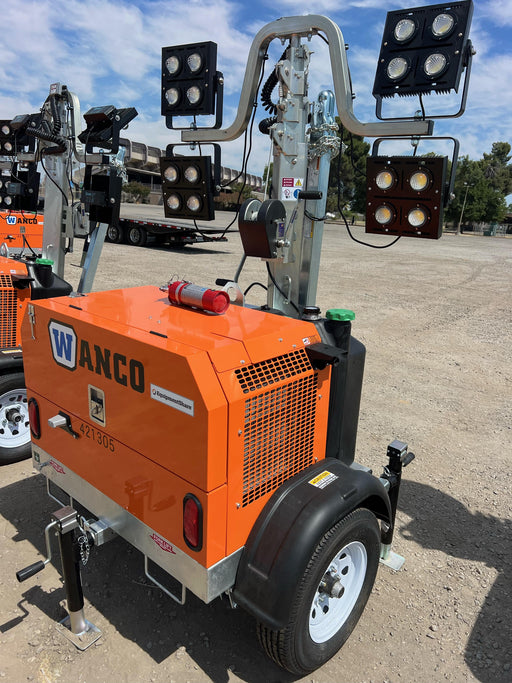 2024 Wanco WLTT-4MM4K Diesel, Deep Sea Controller, Shore Power Plug, Auto Start, (4) 350W LED Floodlights, 4kW Generator, 60 Gal Fuel Tank, 2" Ball, T3