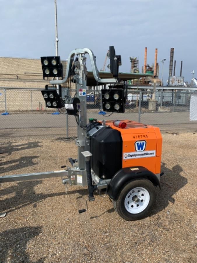 2024 Wanco WLTT-4MM4K Diesel, Deep Sea Controller, Shore Power Plug, Auto Start, (4) 350W LED Floodlights, 4kW Generator, 60 Gal Fuel Tank, 2" Ball, T3
