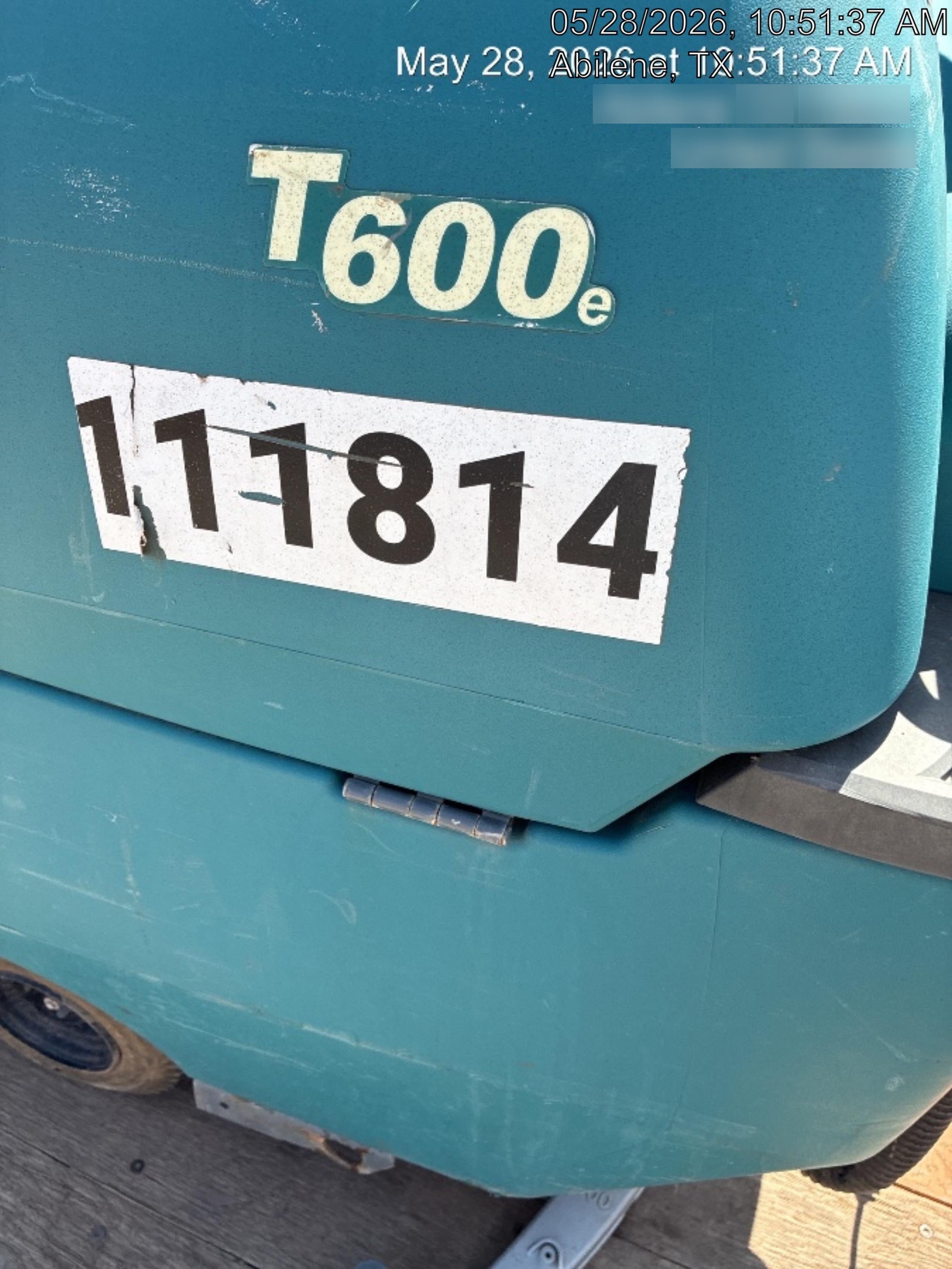 2020 TENNANT T600E