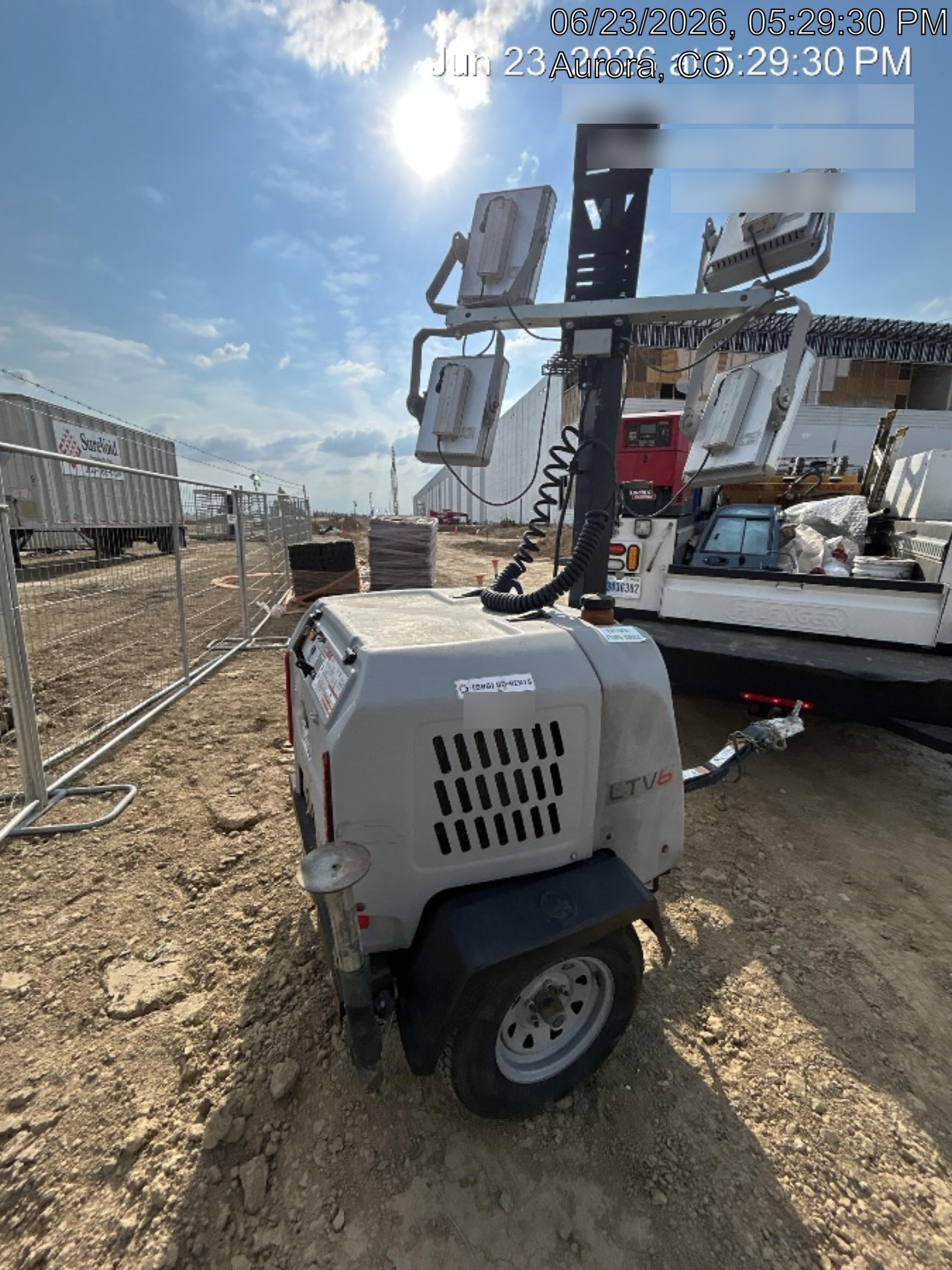 2019 Wacker Neuson LTV6K-LED Standard LED Towable Light Tower w/None