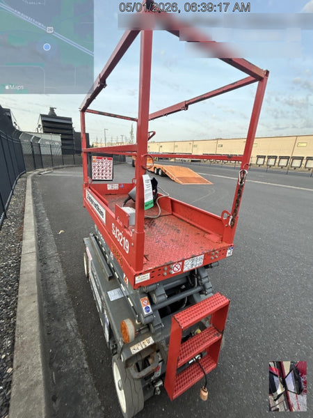 2020 Skyjack SJIII-3219 Solid NM Tires, Half height spring hinged entry gate, Dual Beacons, 800W Inverter