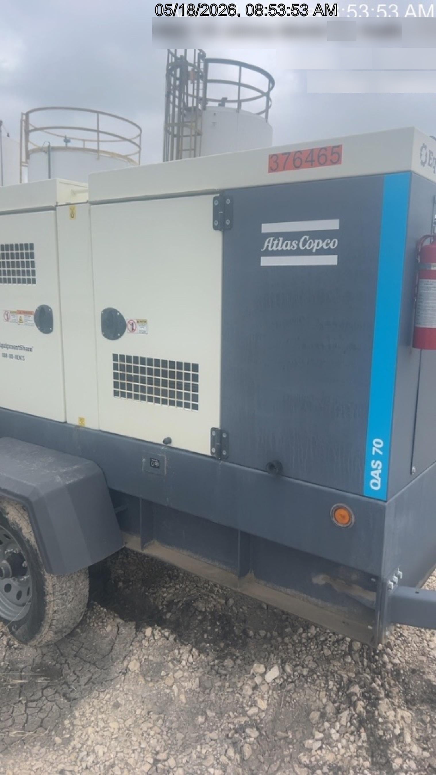 2023 ATLAS COPCO QAS 70