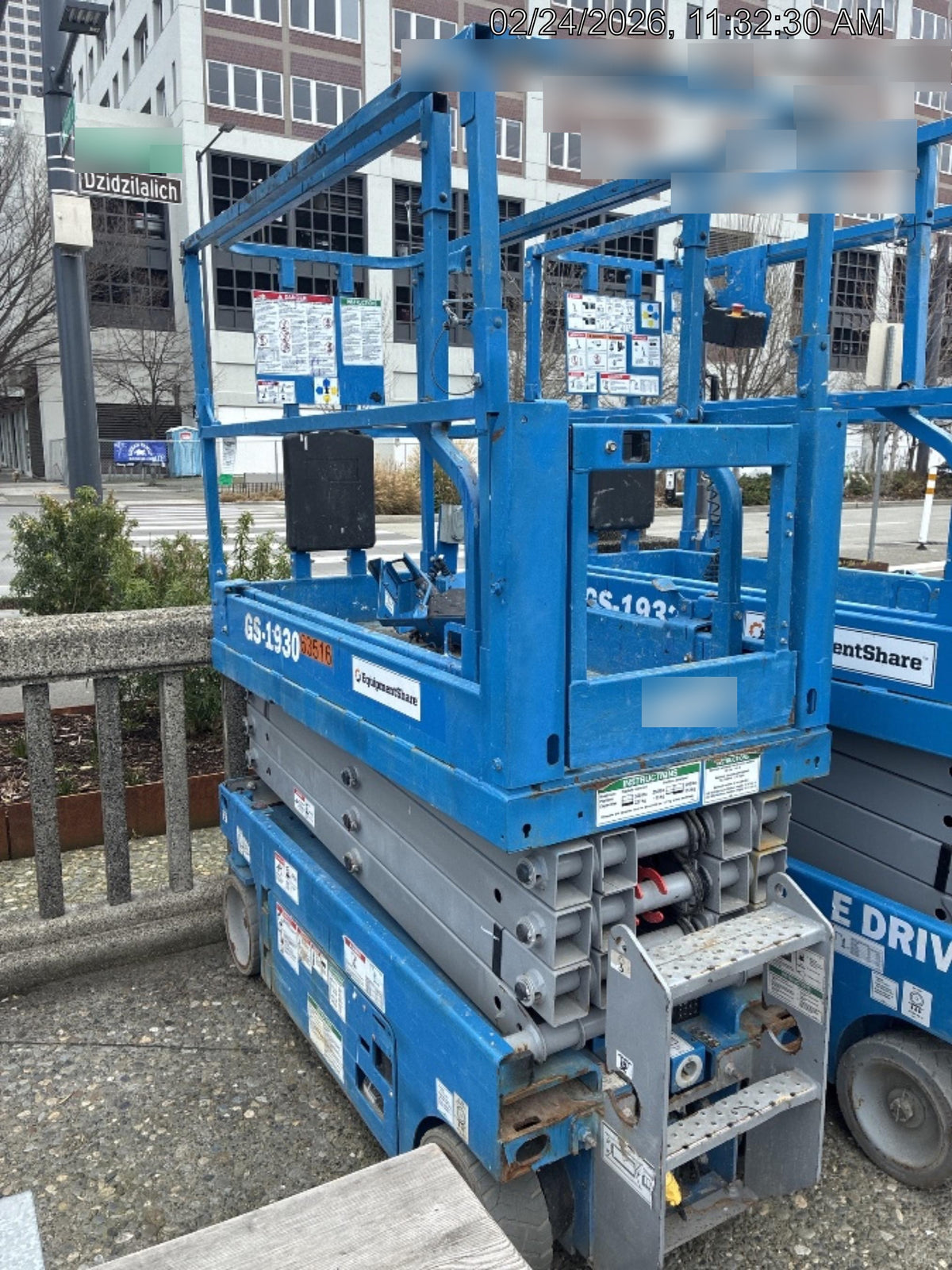 2020 Genie GS-1930 Solid Non Marking Tires, Beacon, Folding rails with half height swing gate