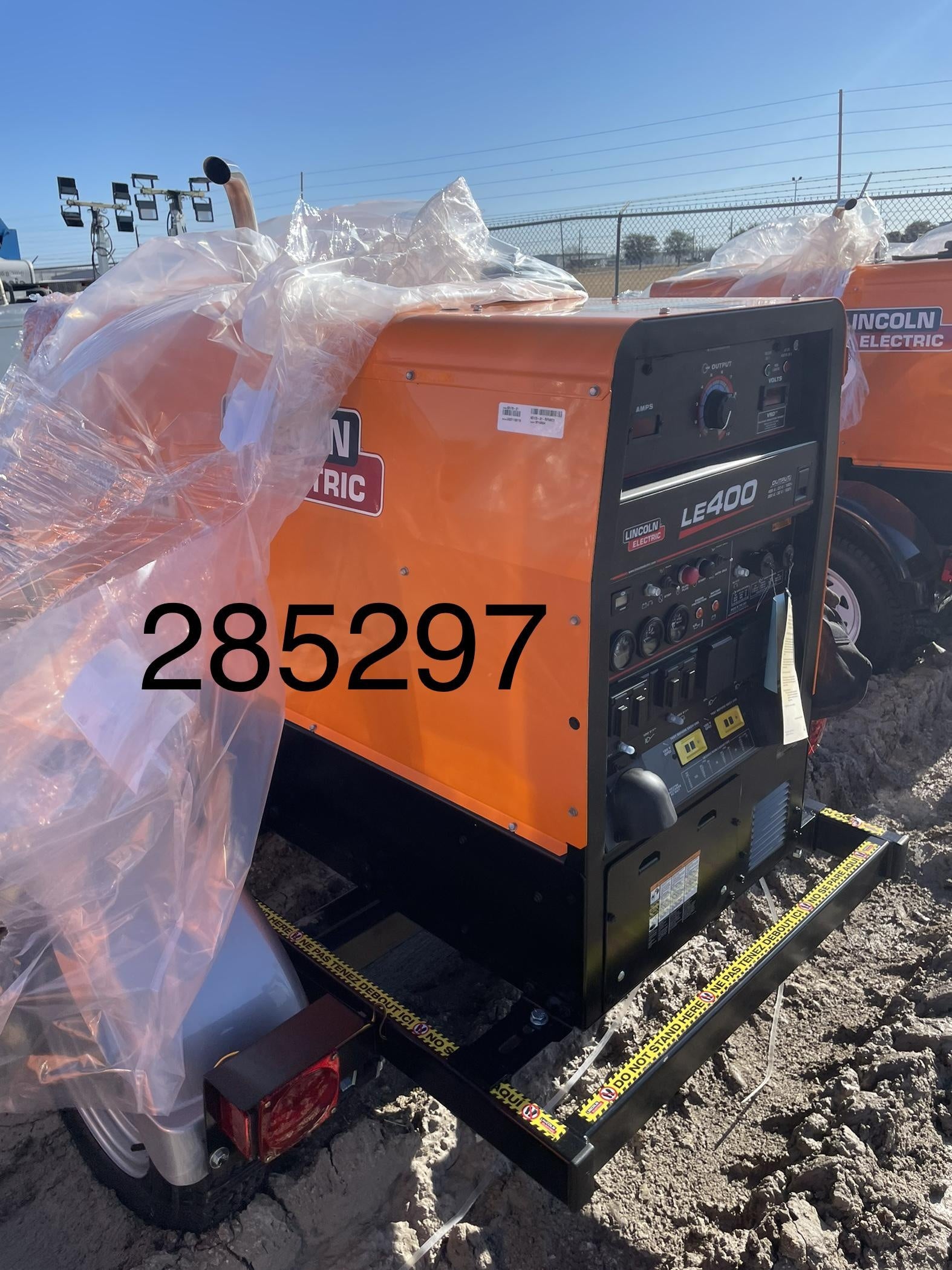 2022 Lincoln Electric LE400 Kubota V1505, Trlr, Cable Rack, Light Kit, ES Decals, T3