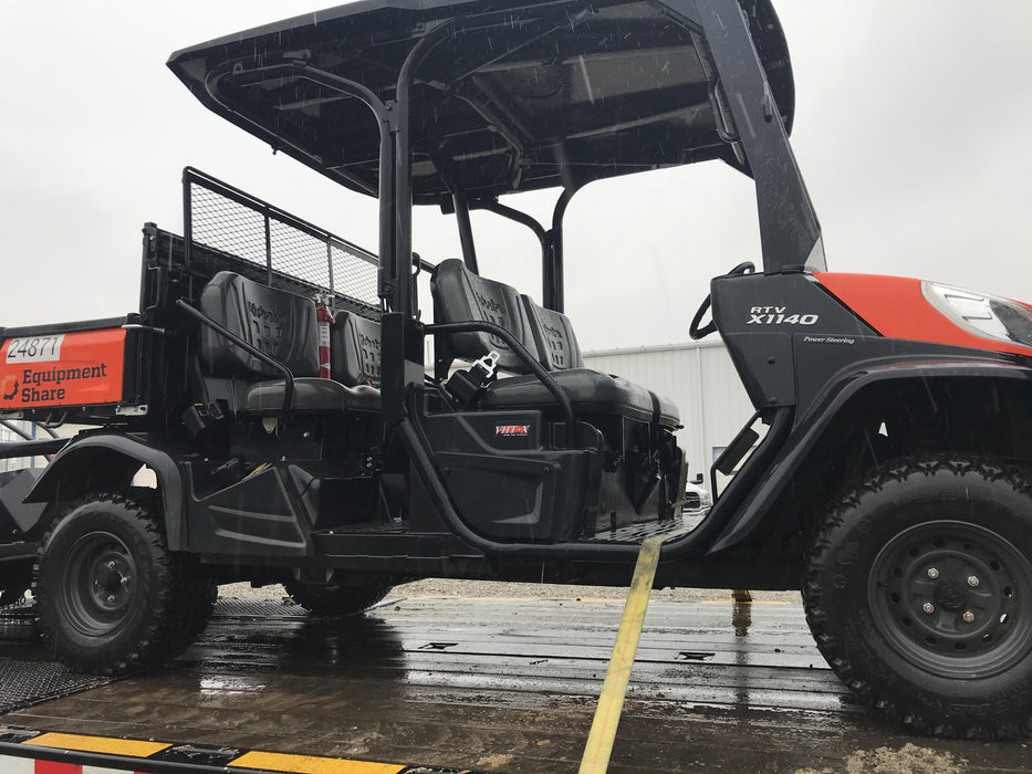 Kubota RTV-X1140W-H Kubota RTVX1140WH 4wd Utility Cart, LED Strobe, Windshield Tempered Glass, Pastic Canopy, Wire Harness Kit, Backup Alarm