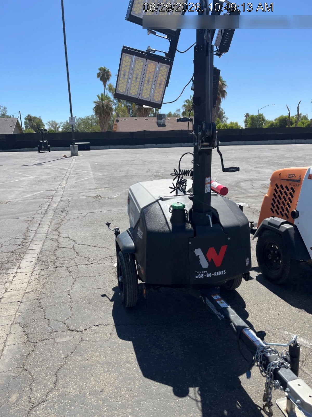 2024 Wacker Neuson LTT4 Diesel, Kohler KDW702, Deep Sea Controller, Auto Start, LED 320W, Bypass Outlet, T3