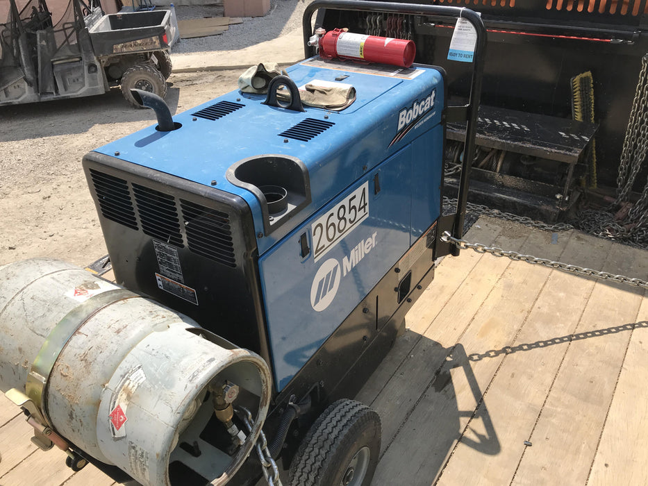 2019 Miller Electric BOBCAT 250 LP/Propane, Running Gear, Tank Bracket, Hose