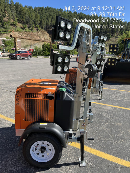 2024 Wanco WLTT-4MM4K Diesel, Deep Sea Controller, Shore Power Plug, Auto Start, (4) 350W LED Floodlights, 4kW Generator, 60 Gal Fuel Tank, 2" Ball, T3