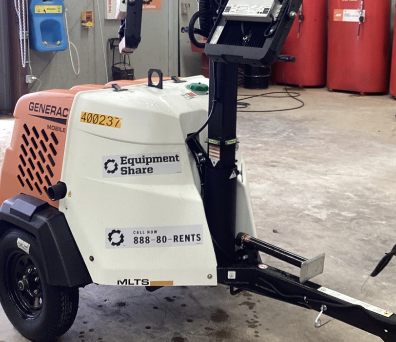 2024 Generac MLT2 Diesel, Flex Switch 120V Input, Powerzone Controller, 
(4) 320W LED Lights, 4kW Generator, 39.9 Gal Fuel Tank, 2" Ball, T3