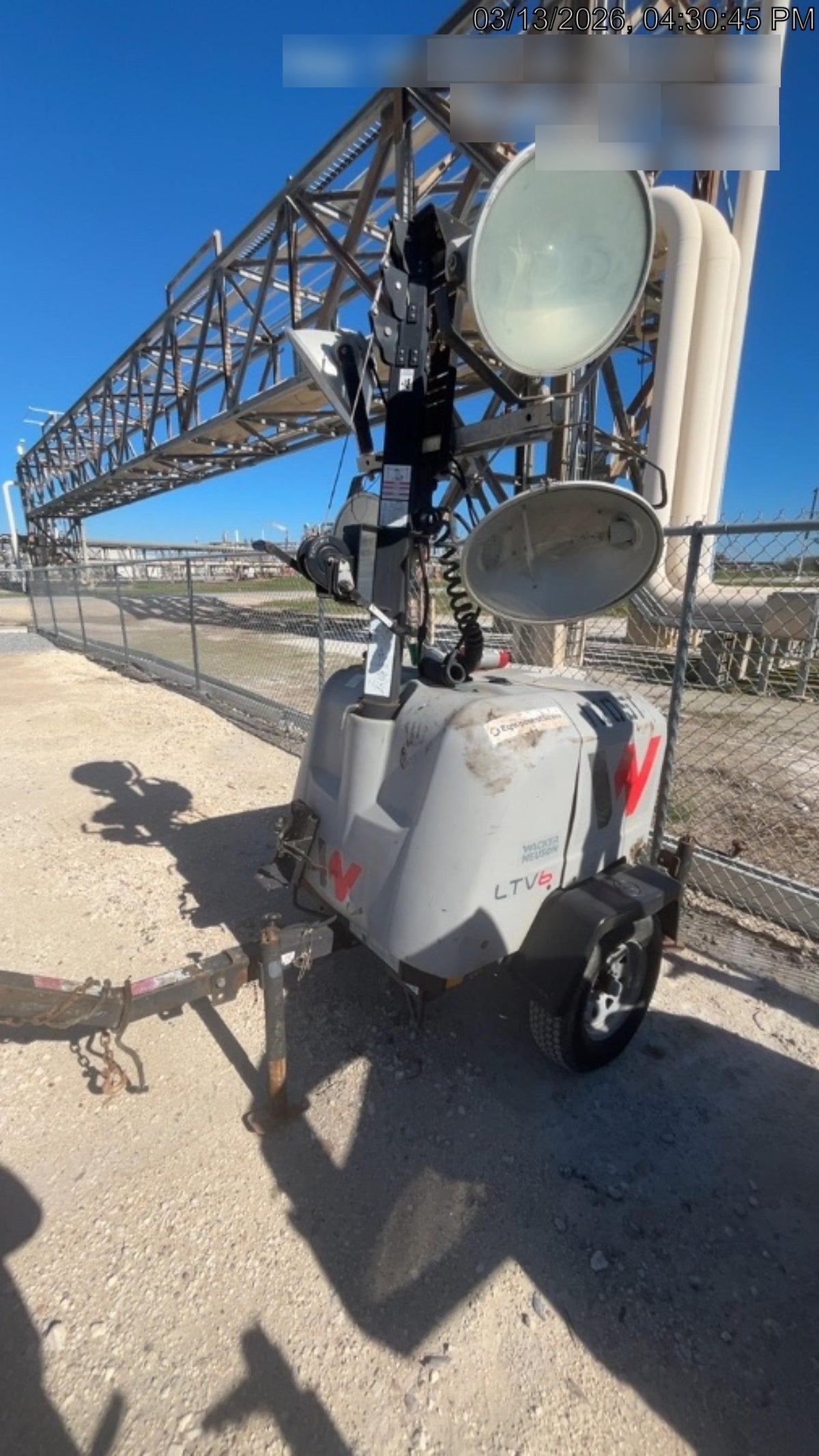 Wacker Neuson LTV6K-MH Wacker Neuson LTV6K Towable Light Tower