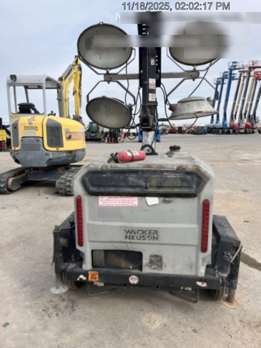 2018 Wacker Neuson LTV6L-MH Wacker Neuson LTV6L Mobile Light Tower w/Fuel Level Sensor Installed