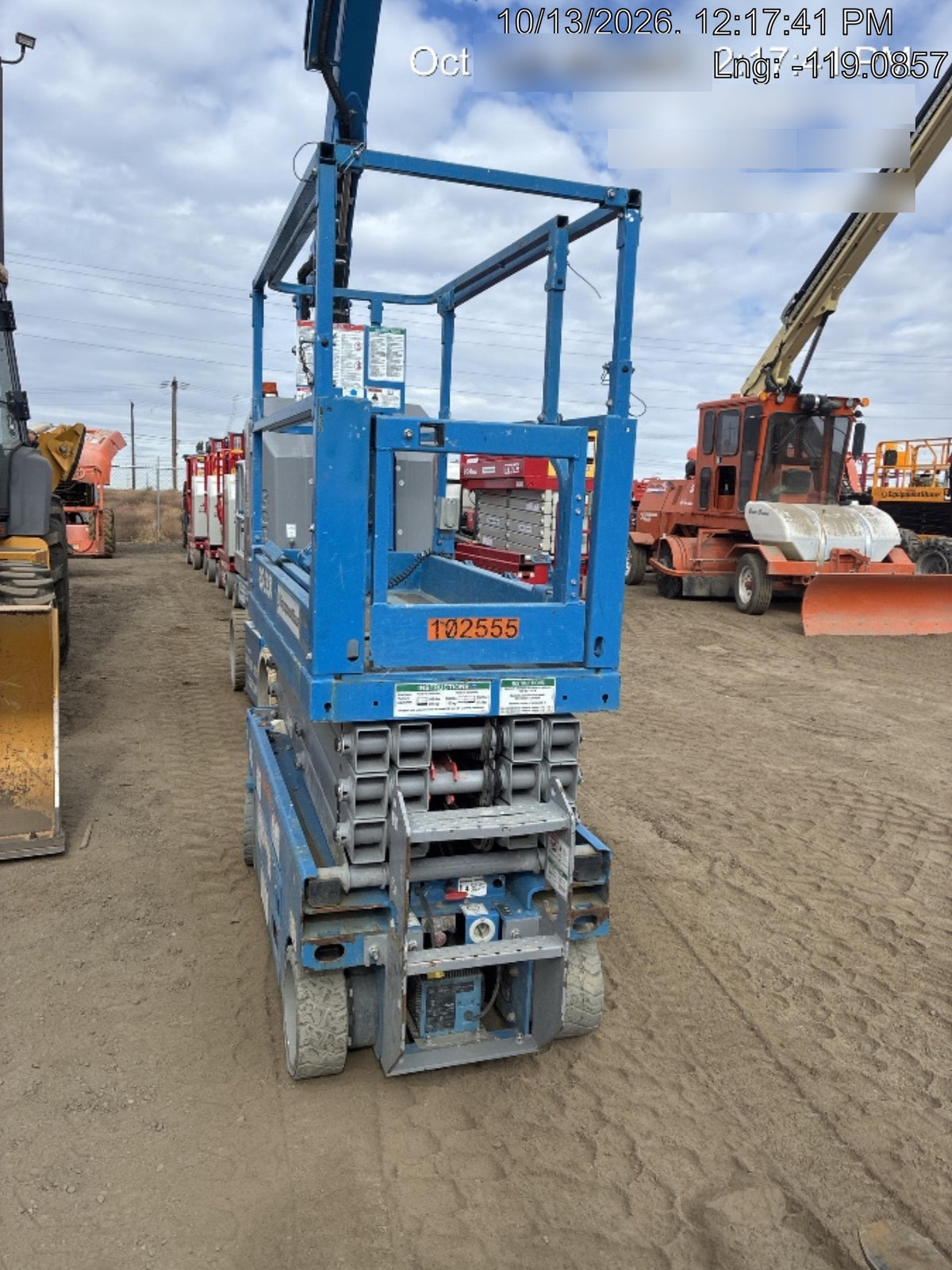 2020 Genie GS-1930 Solid Non Marking Tires, Beacon, Folding rails with half height swing gate, 800W Inverter