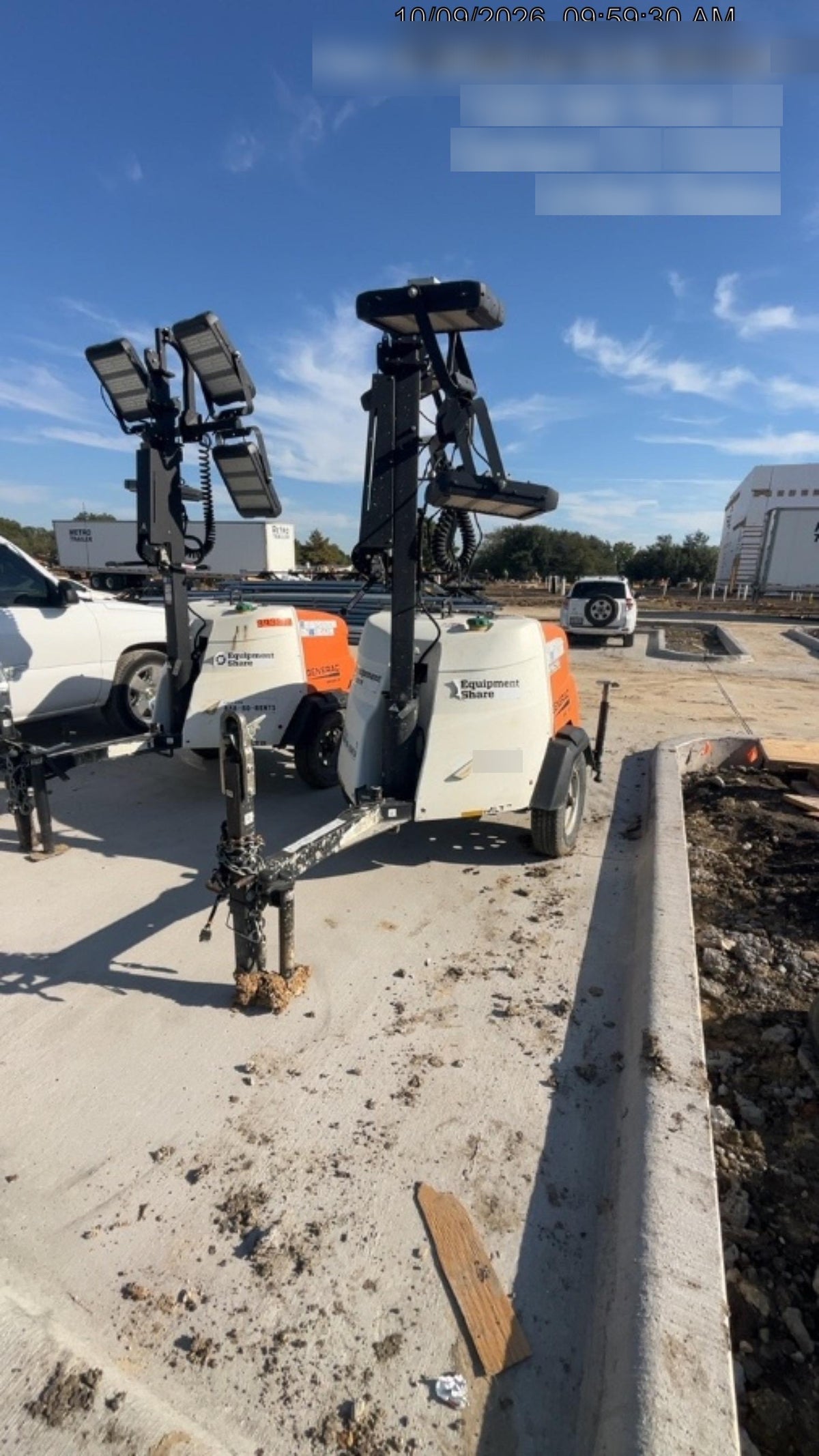 2023 Generac MLT2 Diesel, Flex Switch 120V Input, Powerzone Controller, (4) 320W LED Lights, 4kW Generator, 39.9 Gal Fuel Tank, 2" Ball, T3