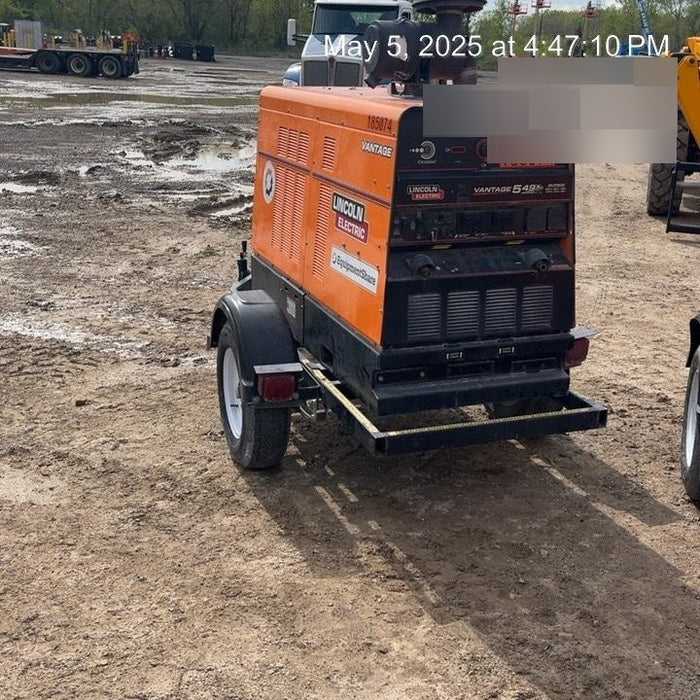 2021 Lincoln Electric Vantage 549X Ready Pak 3, ORANGE (includes trailer, cable rack, fender light kit)