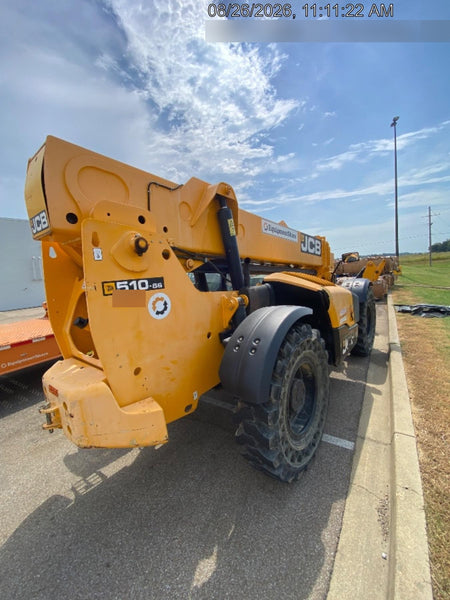 2020 JCB 510-56 Canopy, Solid Tires, Work Lights, Beacon, Aux Hydraulics, Back up Alarm, Lifting Eye, ES Decals