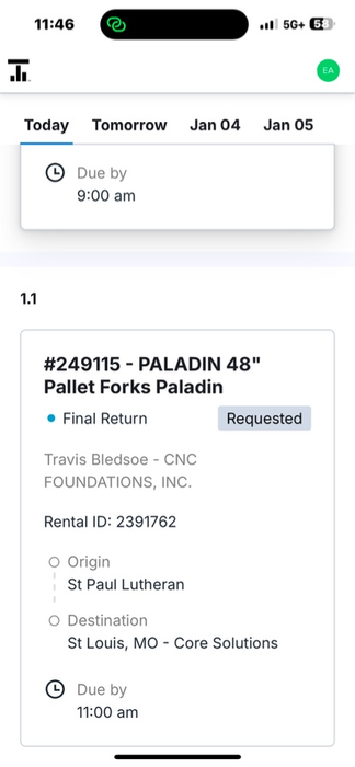 2022 PALADIN 48" Pallet Forks - Paladin