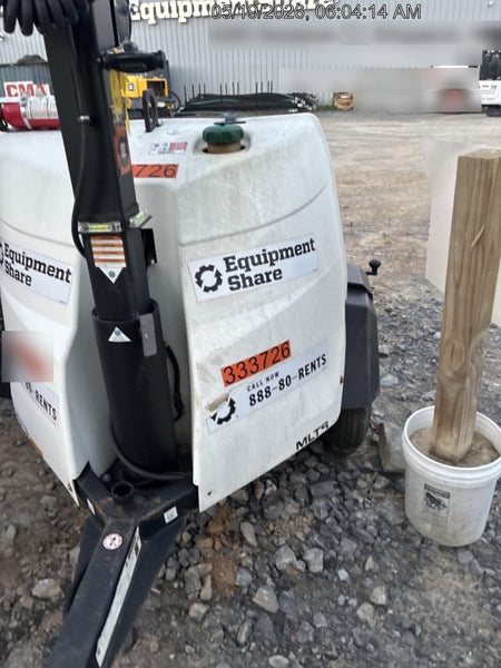 2023 Generac MLT2 Diesel, Flex Switch 120V Input, Powerzone Controller, (4) 320W LED Lights, 4kW Generator, 39.9 Gal Fuel Tank, 2" Ball, T3