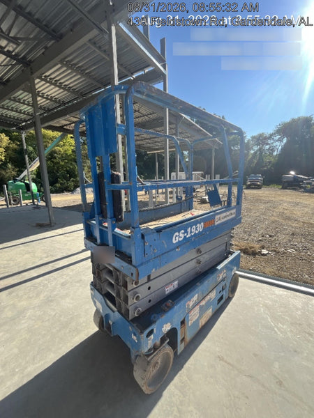 2019 Genie GS-1930 Fixed Rails with Chain Entry