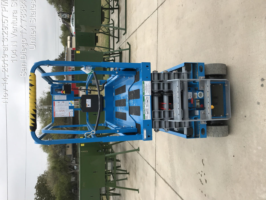 2019 Genie GS-1930 Fixed rails with chain Entry