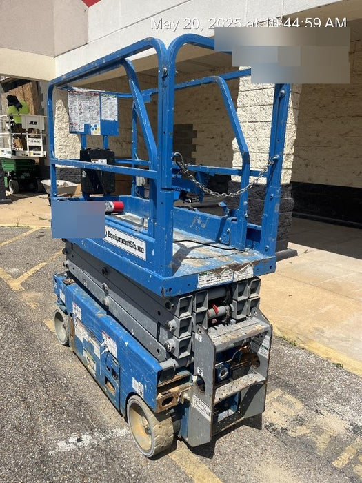 2019 Genie GS-1930 Fixed Rails with Chain Entry