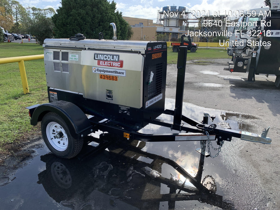 2024 Lincoln Electric LE400 Kubota V1505, Trlr, Cable Rack, Light Kit, ES Decals, T3